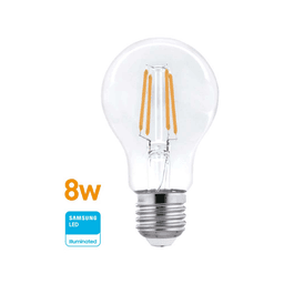 Lámpara WellMax Filamento 8W Cálida