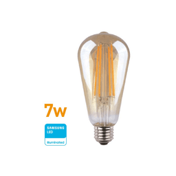 Lámpara WellMax Led Filamento 7W Cálida