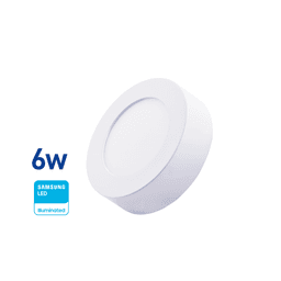 Lámpara WellMax Panel Embutido Circular 6W