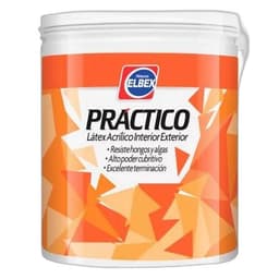 Pintura Elbex Latex Acrílico Interior Exterior 18L