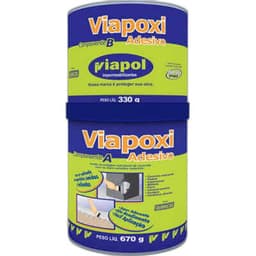 Viapol Viapoxi Adhesivo Componente A 670g + Componente B 330g